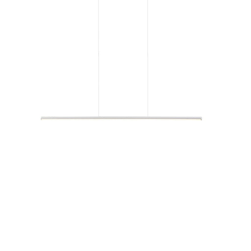 Kuzco Chute 35in LED Linear Pendant | White and White Acrylic Diffuser | Kitchen Island & Dining Room | 35.5 x 0.75 x 0.75 in | Model LP14935-WH