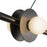 Kuzco Elixir 48" LED Linear Pendant, Black/Steel Shade