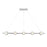 Kuzco Elixir 48" LED Linear Pendant, Chrome/Steel Shade