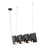 Kuzco Domino 35" LED Linear Pendant, Black - LP17435-BK-UNV