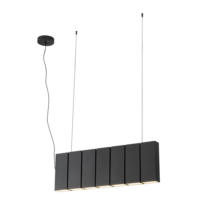 Kuzco Domino 35" LED Linear Pendant, Black