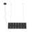 Kuzco Domino 35" LED Linear Pendant, Black