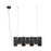 Kuzco Domino 35" LED Linear Pendant, Black