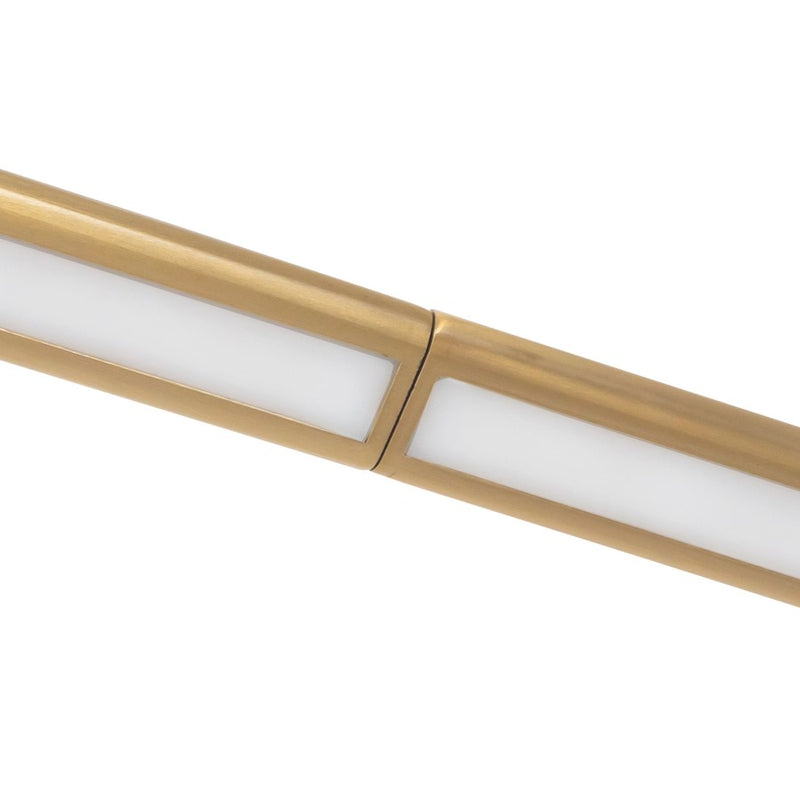 Kuzco Thread 5-ft Dimmable LED Linear Pendant, Gold