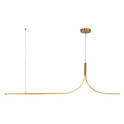 Kuzco Thread 5-ft Gold Dim LED Linear Pendant, Gold - LP17905-BG-UNV-010-RT