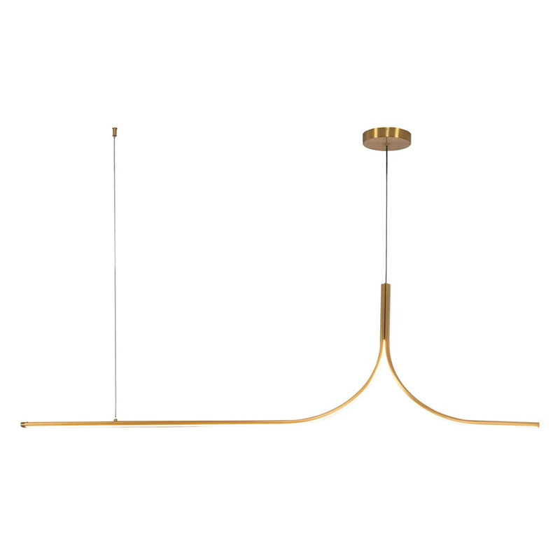 Kuzco Thread 5-ft Gold Dim LED Linear Pendant, Gold - LP17905-BG-UNV-010-RT