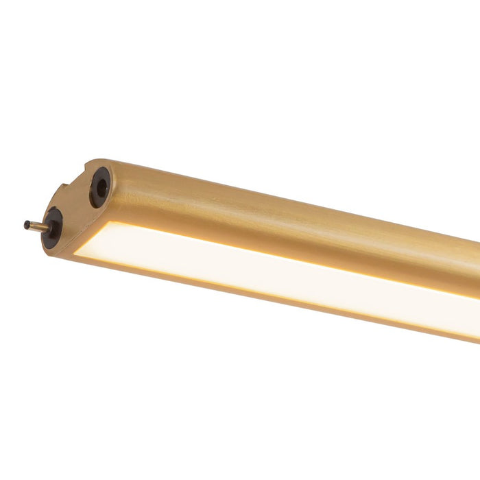Kuzco Thread 5-ft Gold Dimmable LED Linear Pendant, Gold