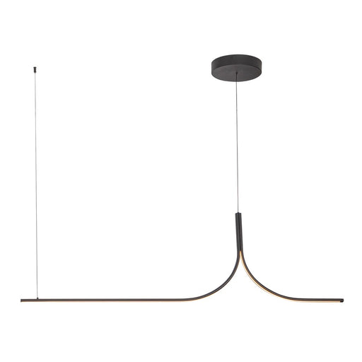 Kuzco Thread 5-ft LED Linear Pendant, 30W, Black - LP17905-BK-UNV-010