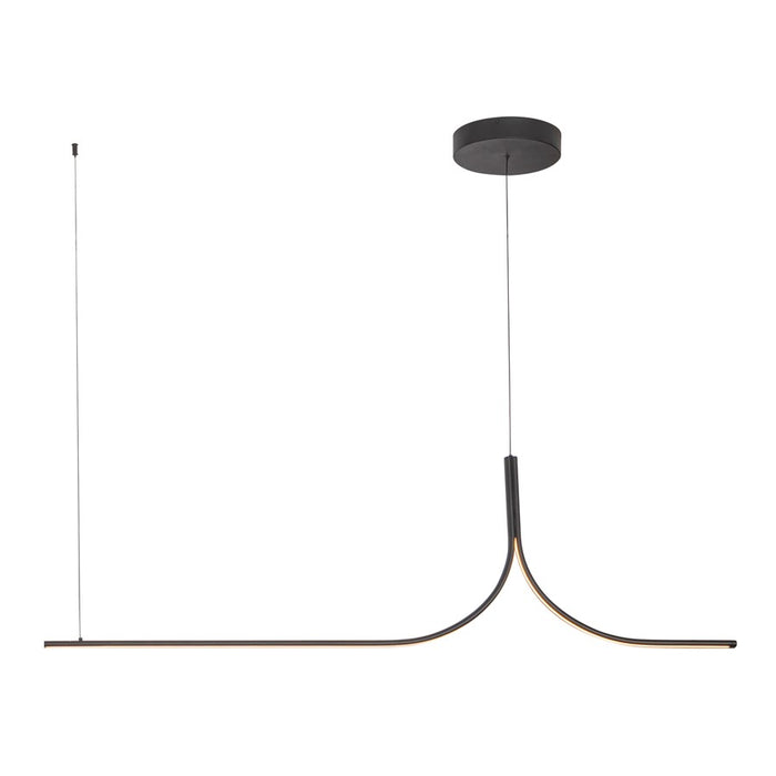 Kuzco Thread 5-ft LED Linear Pendant, 30W, Black - LP17905-BK-UNV-010