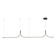 Kuzco Thread 10-ft LED Linear Pendant, 60W, Black - LP17910-BK-UNV-010