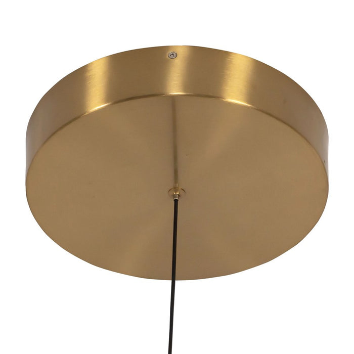 Kuzco Thread 15-ft Dimmable LED Linear Pendant, Gold