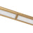 Kuzco Thread 15-ft Dimmable LED Linear Pendant, Gold