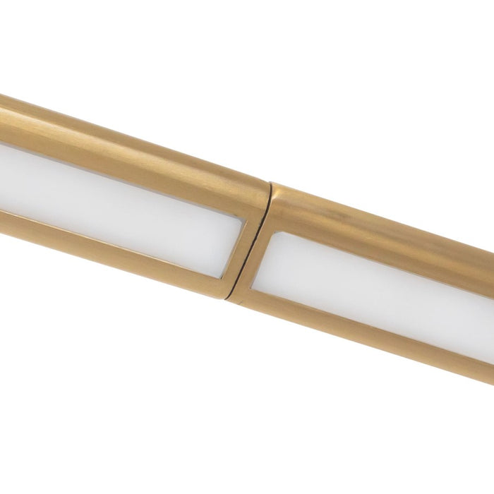 Kuzco Thread 15-ft Dimmable LED Linear Pendant, Gold