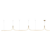 Kuzco Thread 15-ft Gold Dim LED Linear Pendant, Gold - LP17915-BG-UNV-010-RT
