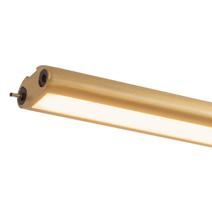 Kuzco Thread 15-ft Gold Dimmable LED Linear Pendant, Gold