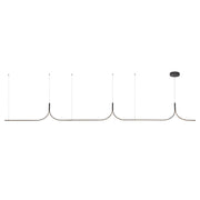 Kuzco Thread 15-ft LED Linear Pendant, 90W, Black - LP17915-BK-UNV-010