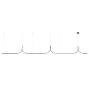 Kuzco Thread 15-ft LED Linear Pendant, 90W/RT, Black - LP17915-BK-UNV-010-RT