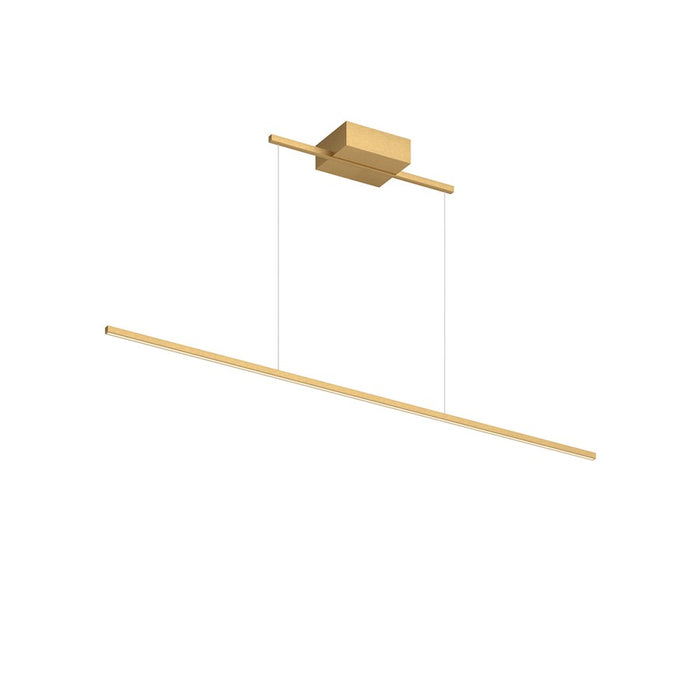 Kuzco Vega Minor 48" LED Linear Pendant, Brushed Gold - LP18248-BG-UNV