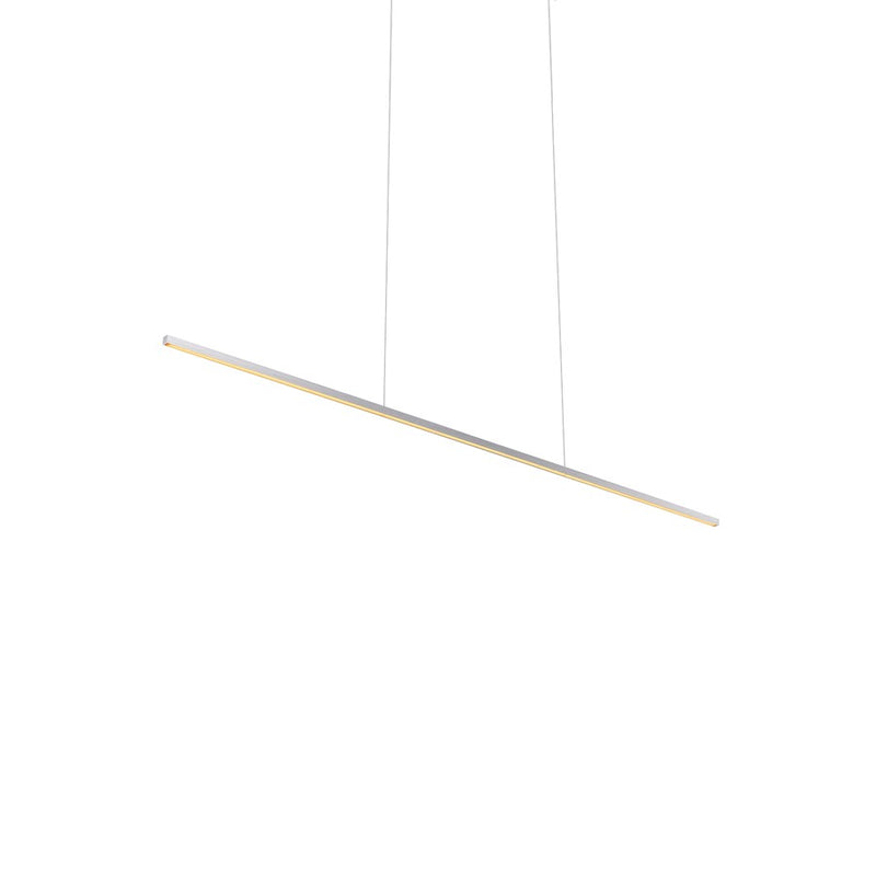 Kuzco Vega Minor 48" LED Linear Pendant, Brushed Nickel