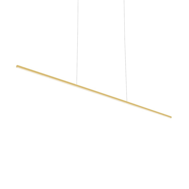 Kuzco Vega Minor 60" LED Linear Pendant, Brushed Gold