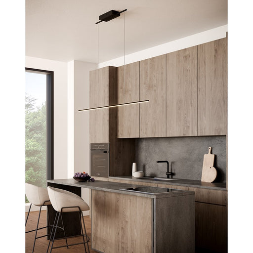 Kuzco Vega Minor 60" LED Linear Pendant, Black - LP18260-BK-UNV