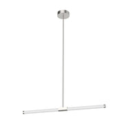Kuzco Akari 37" LED Linear Pendant, Brushed Nickel - LP18537-BN-UNV