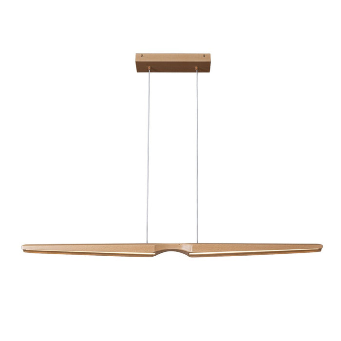 Kuzco Dakota 42" LED Linear Pendant, Beech Wood - LP21647-BW-UNV