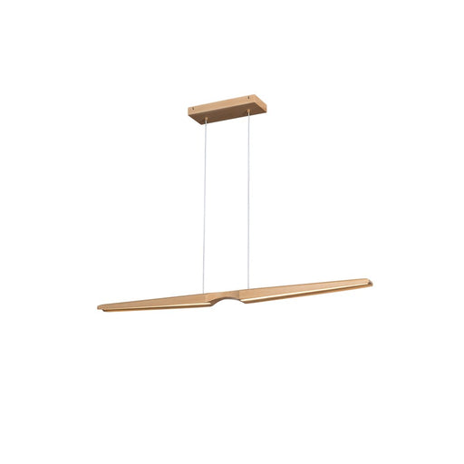 Kuzco Dakota 42" LED Linear Pendant, Beech Wood
