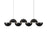 Kuzco Void 41" Blk Dim LED Linear Pendant, Blk - LP23241-BK