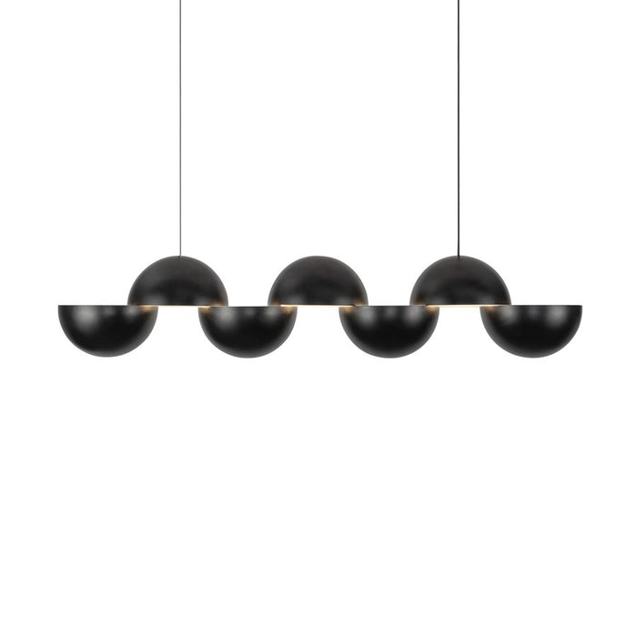 Kuzco Void 41" Blk Dim LED Linear Pendant, Blk - LP23241-BK