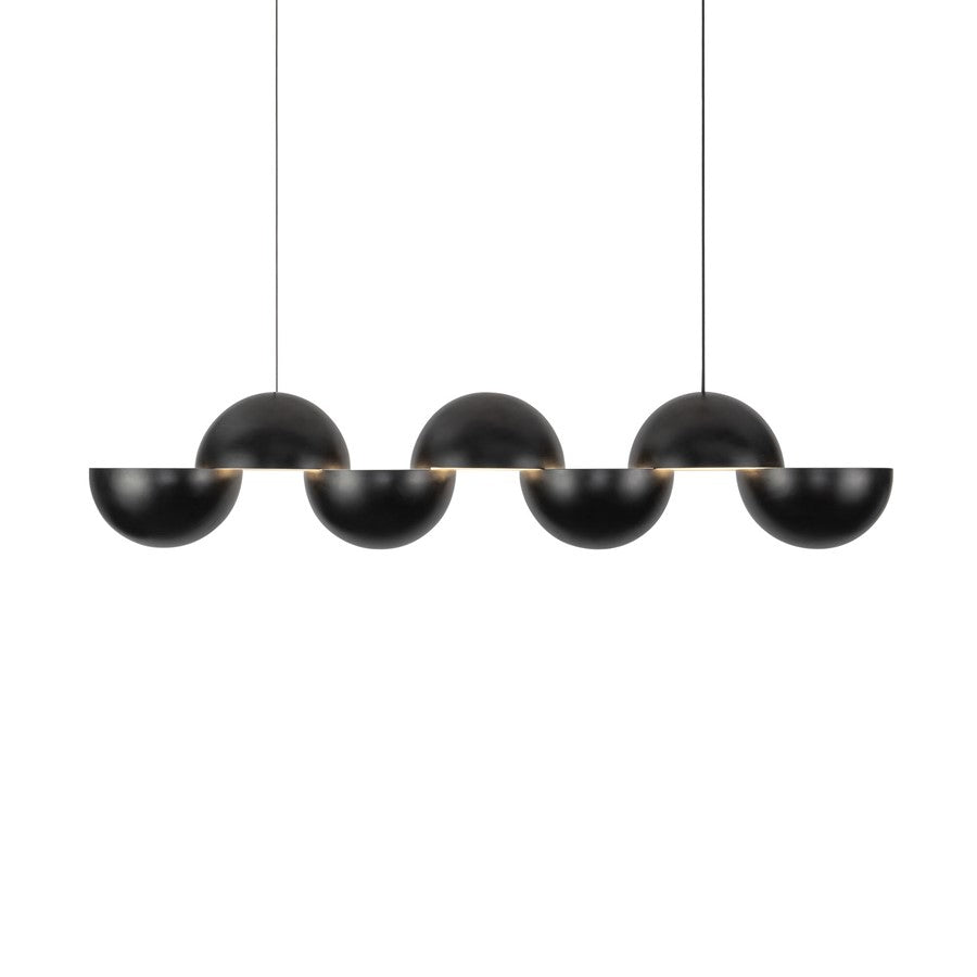 Kuzco Void 41" Blk Dim LED Linear Pendant, Blk - LP23241-BK