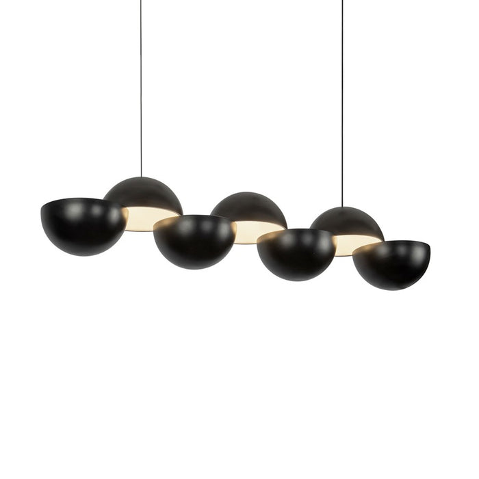 Kuzco Void 41" Black Dimmable LED Linear Pendant, Black