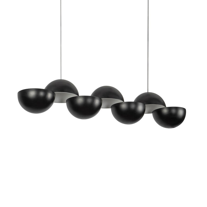 Kuzco Void 41" Black Dimmable LED Linear Pendant, Black
