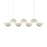 Kuzco Void 41" Pearl White Dim LED Linear Pendant, Pearl White - LP23241-PW