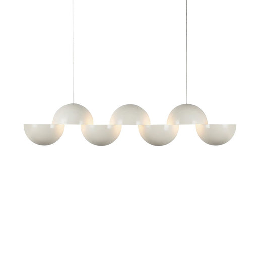 Kuzco Void 41" Pearl White Dim LED Linear Pendant, Pearl White - LP23241-PW