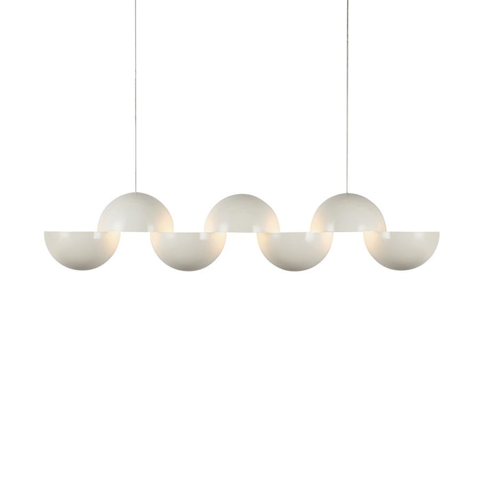 Kuzco Void 41" Pearl White Dim LED Linear Pendant, Pearl White - LP23241-PW