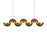 Kuzco Void 41" Vintage Brass Dim LED Linear Pendant, Vintage Brass - LP23241-VB