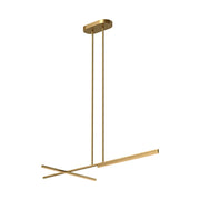 Kuzco Shift 48" LED Linear Pendant, Brushed Gold - LP28748-BG-UNV