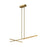 Kuzco Shift 48" LED Linear Pendant, Brushed Gold - LP28748-BG-UNV