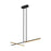 Kuzco Shift 48" LED Linear Pendant, Black/Brushed Gold - LP28748-BK-BG-UNV