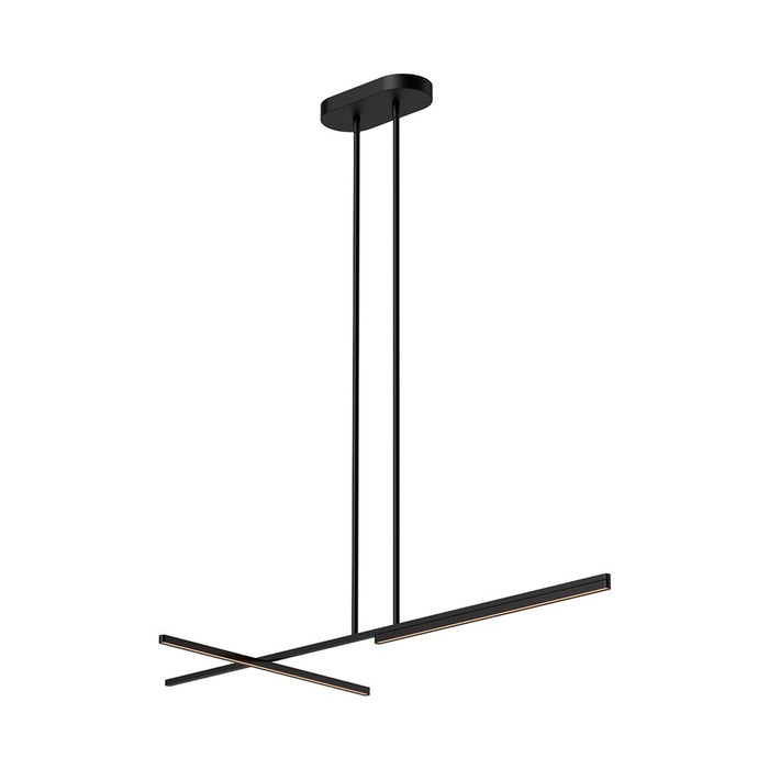 Kuzco Shift 48" LED Linear Pendant, Black - LP28748-BK-UNV
