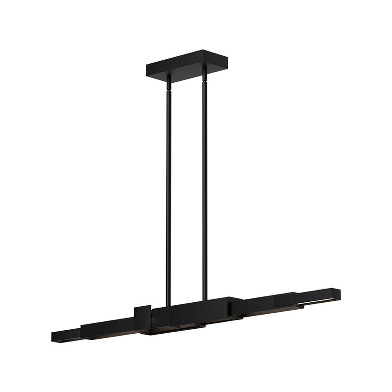 Kuzco Enzo 48" LED Linear Pendant, Black - LP29548-BK-UNV