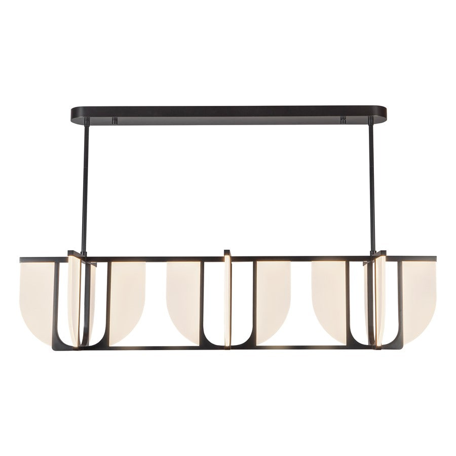 Kuzco Anders 59" Blk Dim LED Linear Pendant, Urban Brz - LP336359UB