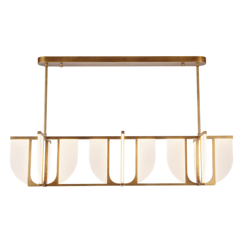 Kuzco Anders 59" Brass Dim LED Linear Pendant, Vintage Brass - LP336359VB