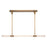 Kuzco Edwin 48" LED Linear Pendant, Brass/Frosted Glass - LP348148VBFR-UNV