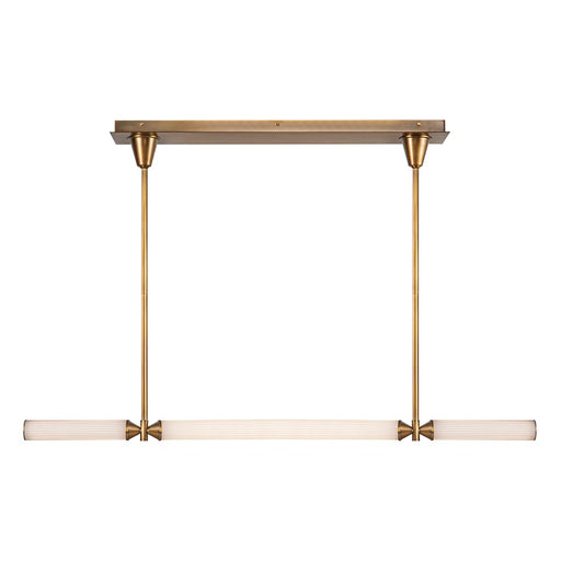 Kuzco Edwin 48" LED Linear Pendant, Brass/Frosted Glass - LP348148VBFR-UNV