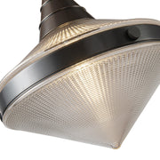 Kuzco Willard 41in 2-Light Linear Pendant | Urban Bronze and Clear Prismatic Glass | Kitchen Island & Dining Room | Model LP348241UBPG