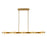 Kuzco Selene 4-ft Gold Dim LED Linear Pendant, Brushed Gold - LP38148-BG