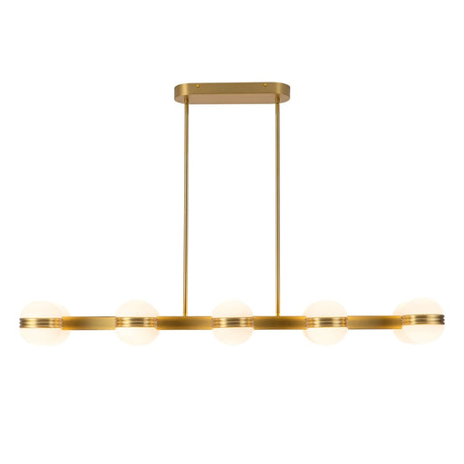 Kuzco Selene 4-ft Gold Dim LED Linear Pendant, Brushed Gold - LP38148-BG