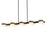 Kuzco Selene 4-ft Black Dimmable LED Linear Pendant, Black